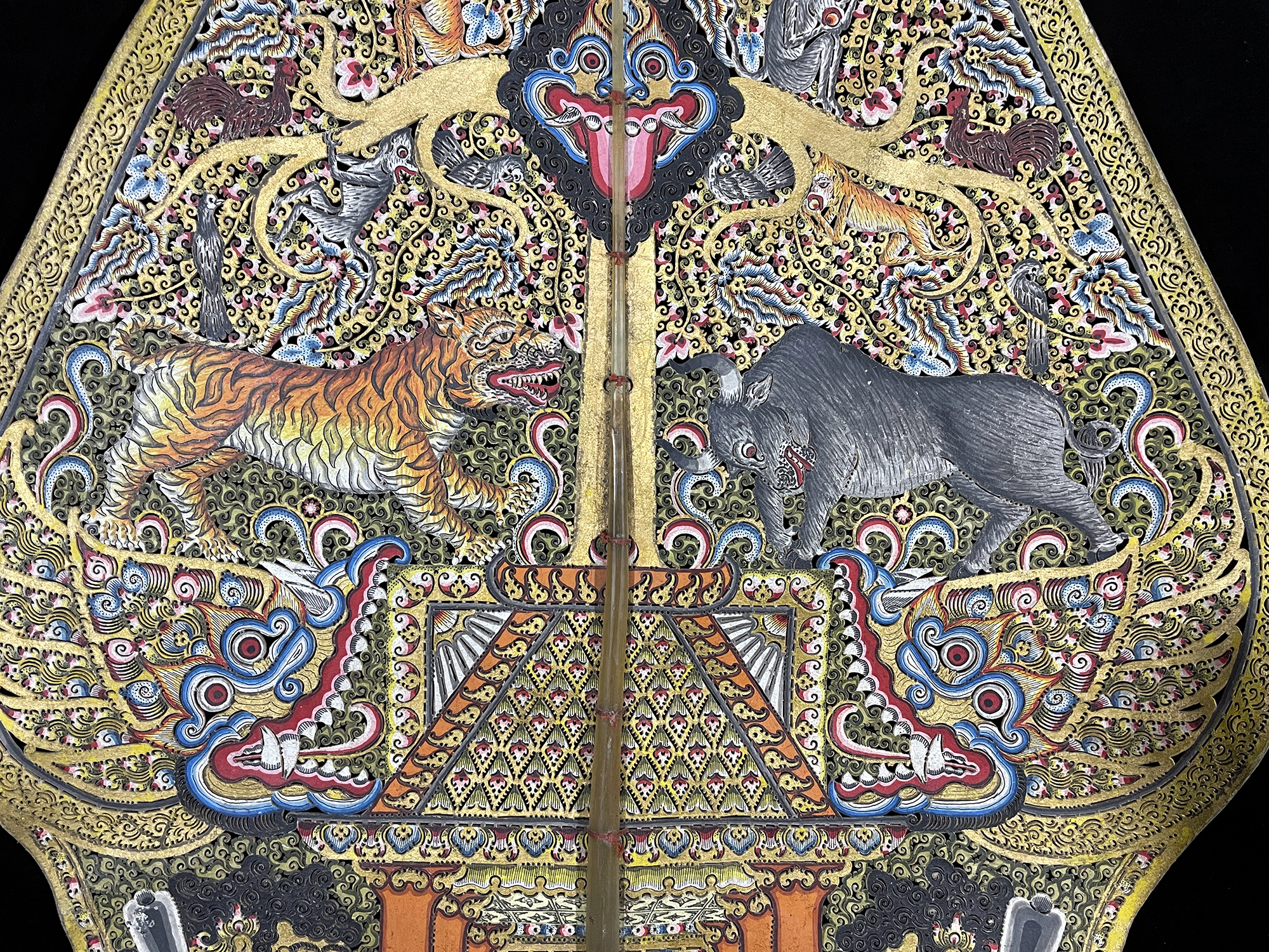 Gayon Fire Monster - "Wayang Kulit" Javanese Shadow Puppet