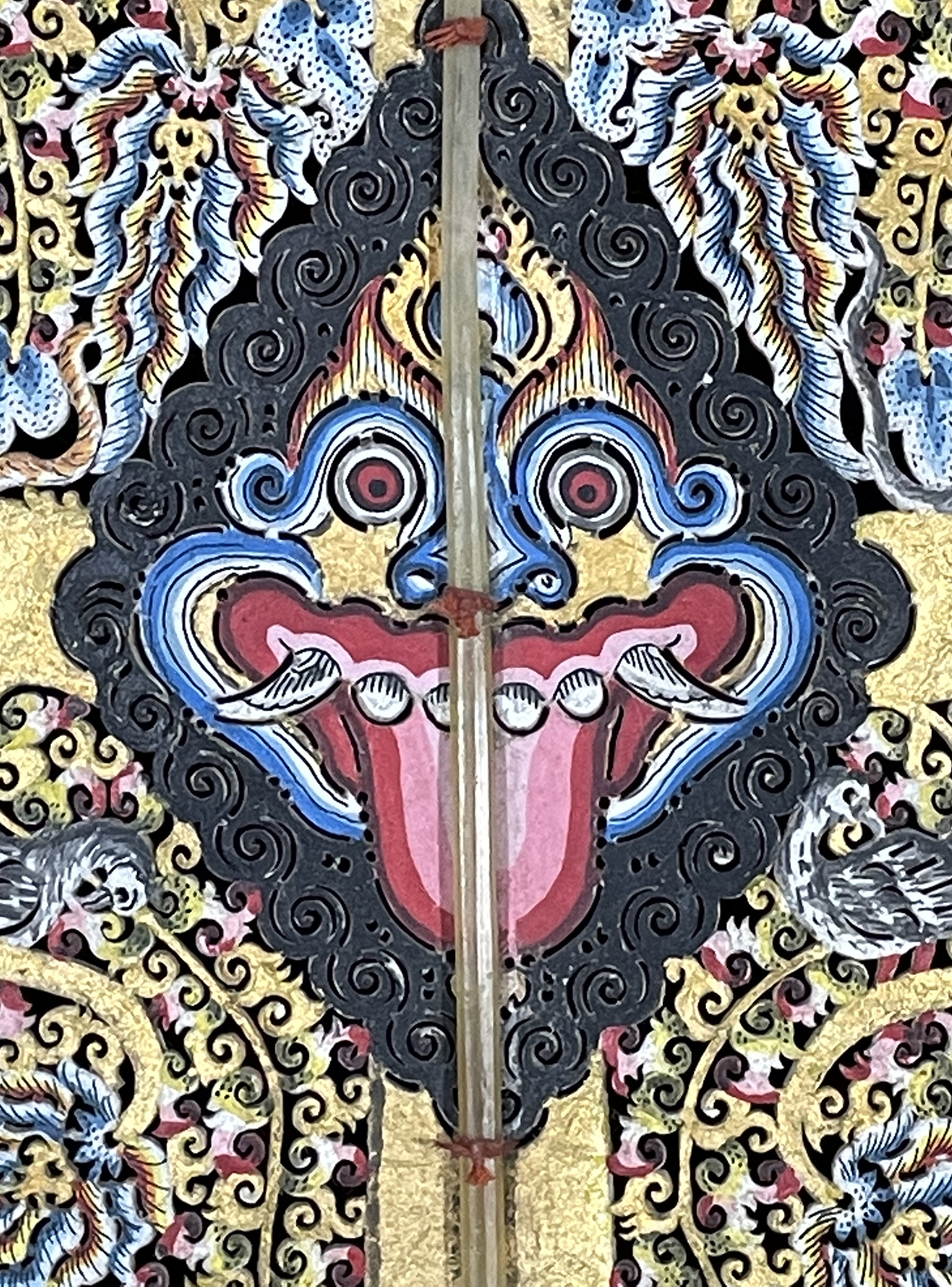 Gayon Fire Monster - "Wayang Kulit" Javanese Shadow Puppet