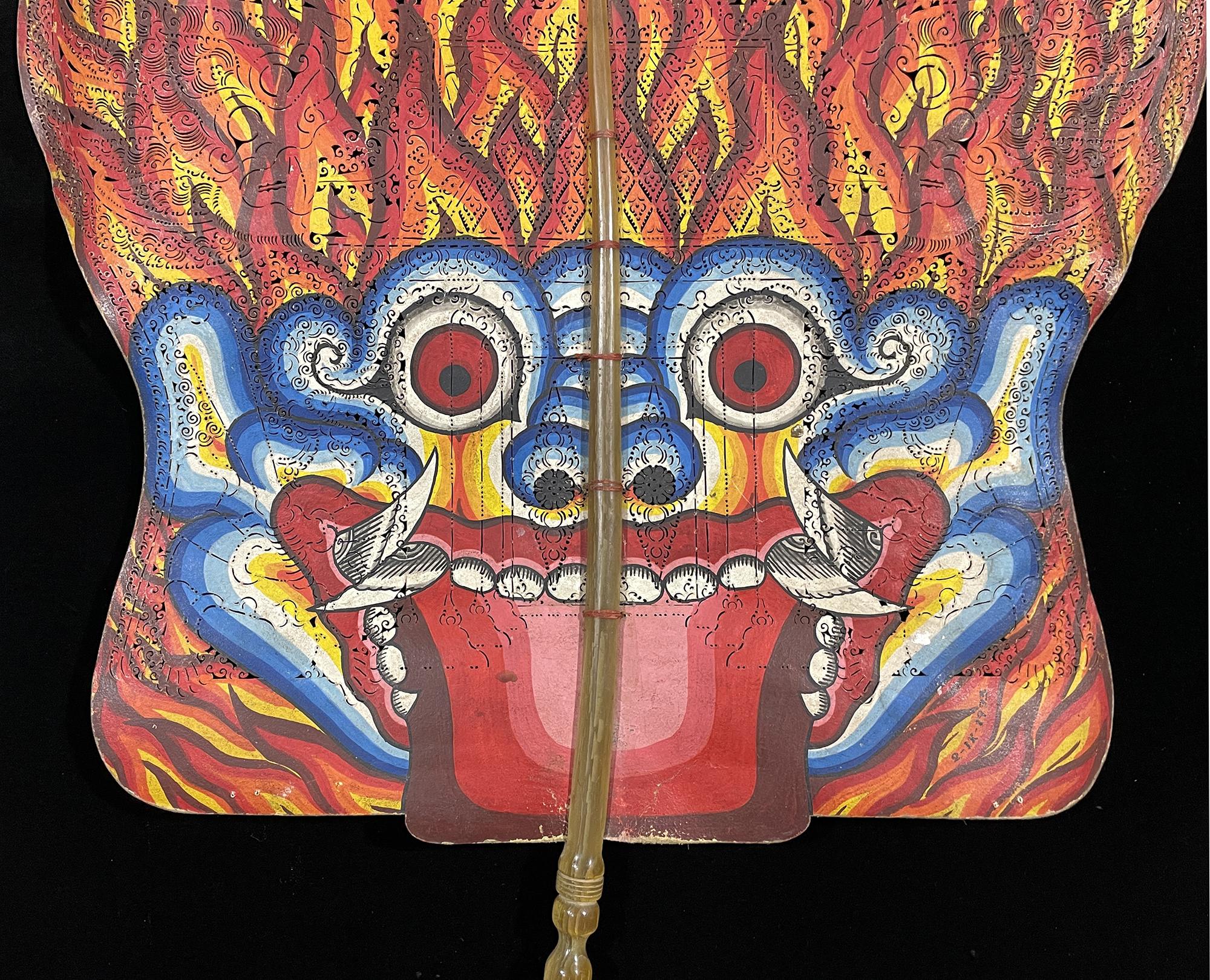Gayon Fire Monster - "Wayang Kulit" Javanese Shadow Puppet