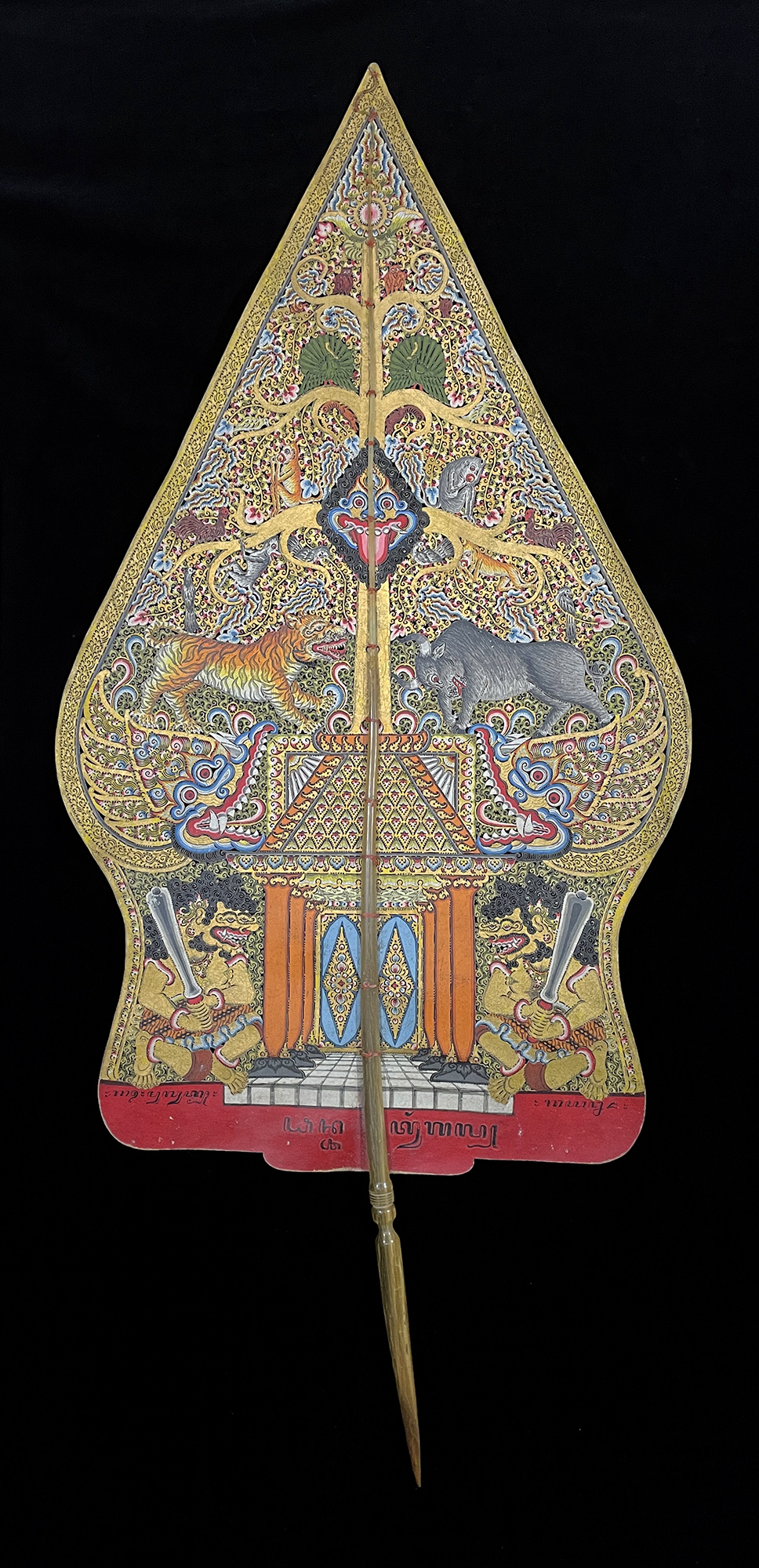 Gayon Fire Monster - "Wayang Kulit" Javanese Shadow Puppet