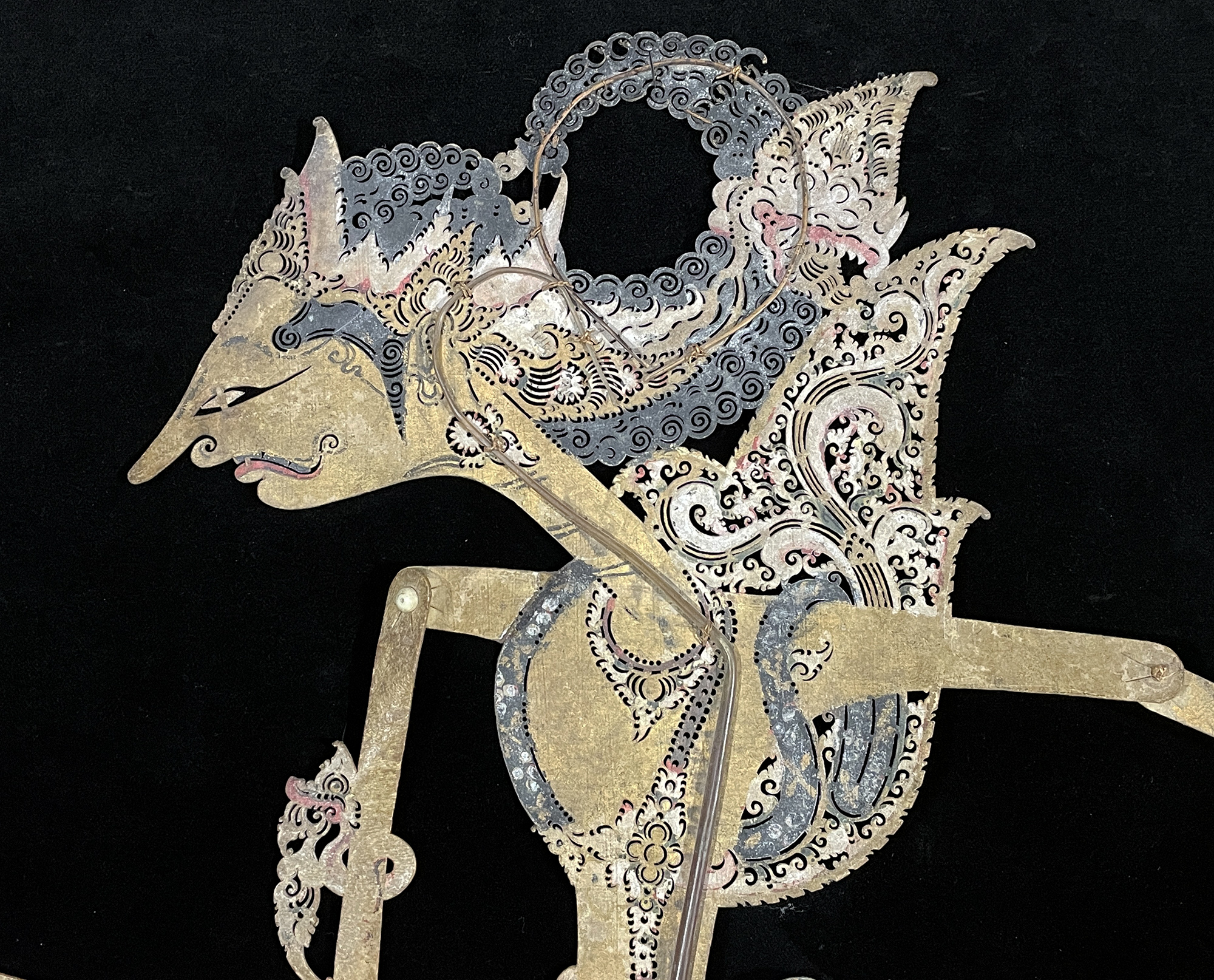 Warrior - Antique "Wayang Kulit" Javanese Shadow Puppet