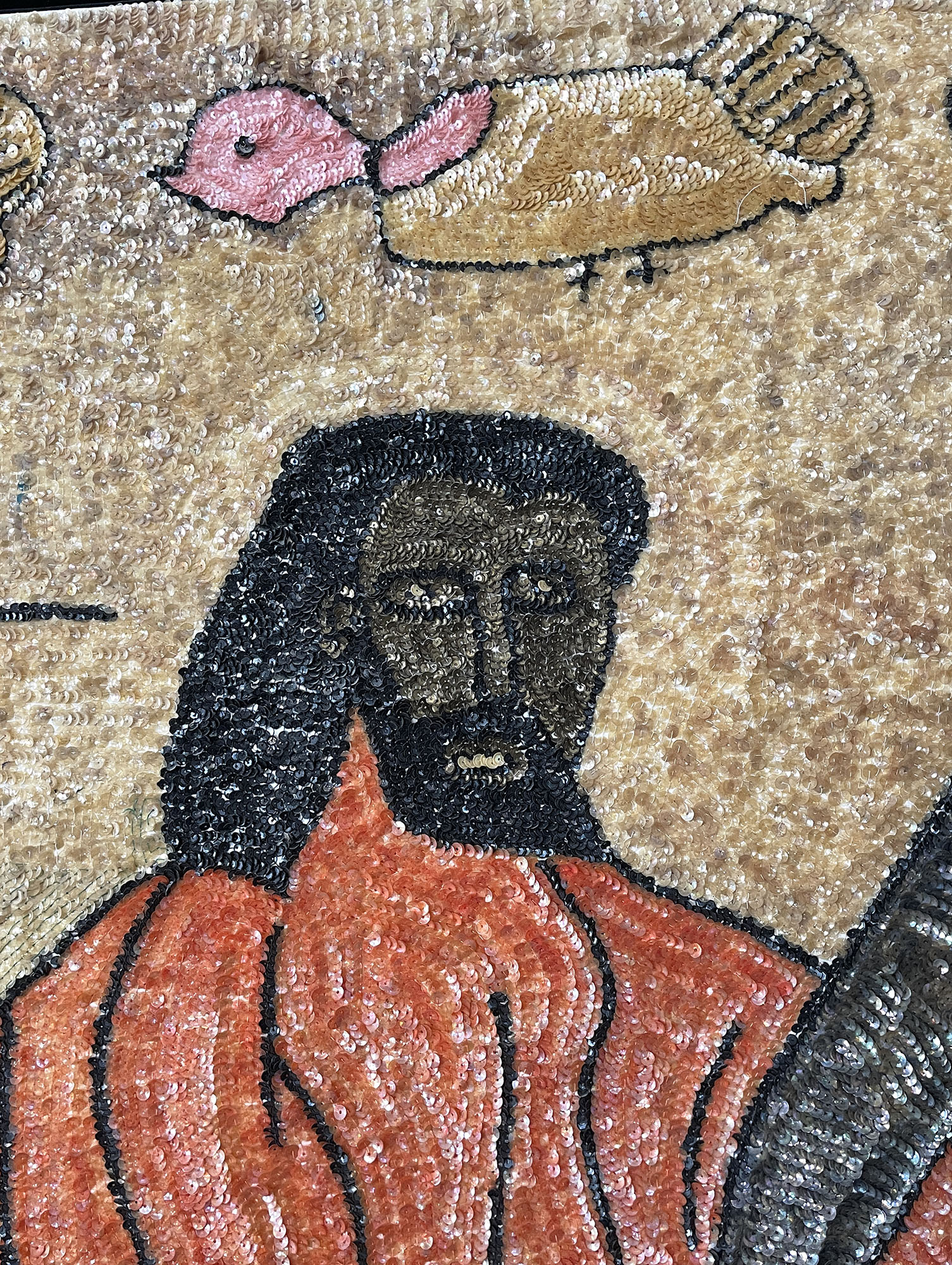 Jesus Carrying the Cross, with Ducks