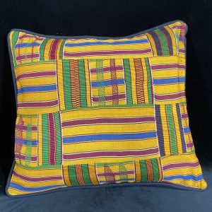 Asante Kente-cloth pillow