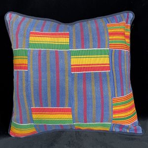 Asante Kente-cloth pillow