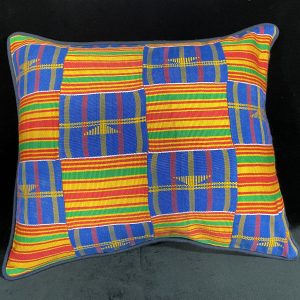 Asante Kente-cloth pillow