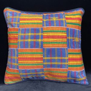 Asante Kente-cloth pillow
