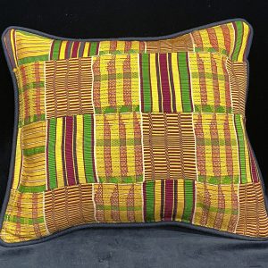 Asante Kente-cloth pillow