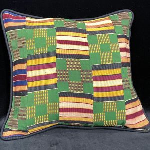 Asante Kente-cloth pillow