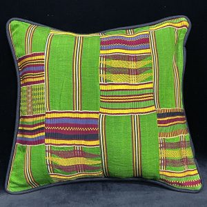 Asante Kente-cloth pillow