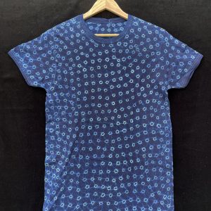 Indigo Tie-dye T-shirt by Gasali Adeyemo - Small