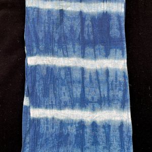 Indigo Tie-dyed Scarf by Aissata Namoko
