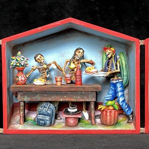 La Comida de Muerte - Retablo