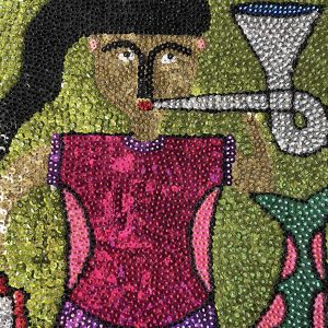 Deux Sirenes - Vodou Flag