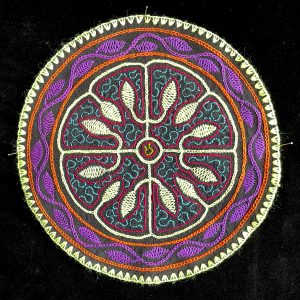 Embroidered Kené Shipibo Cloth