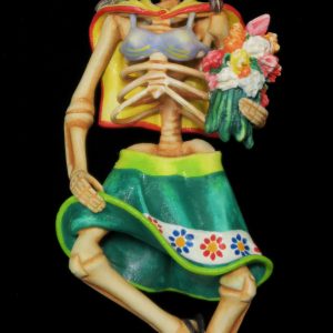 Calavera Campesina con Flores