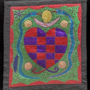 Dambala & Erzulie - Vodou Flag