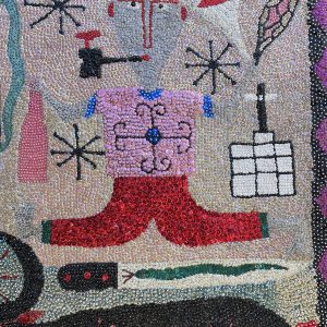 Ceremonie for Bossu et Tous les Saints - Vodou Flag