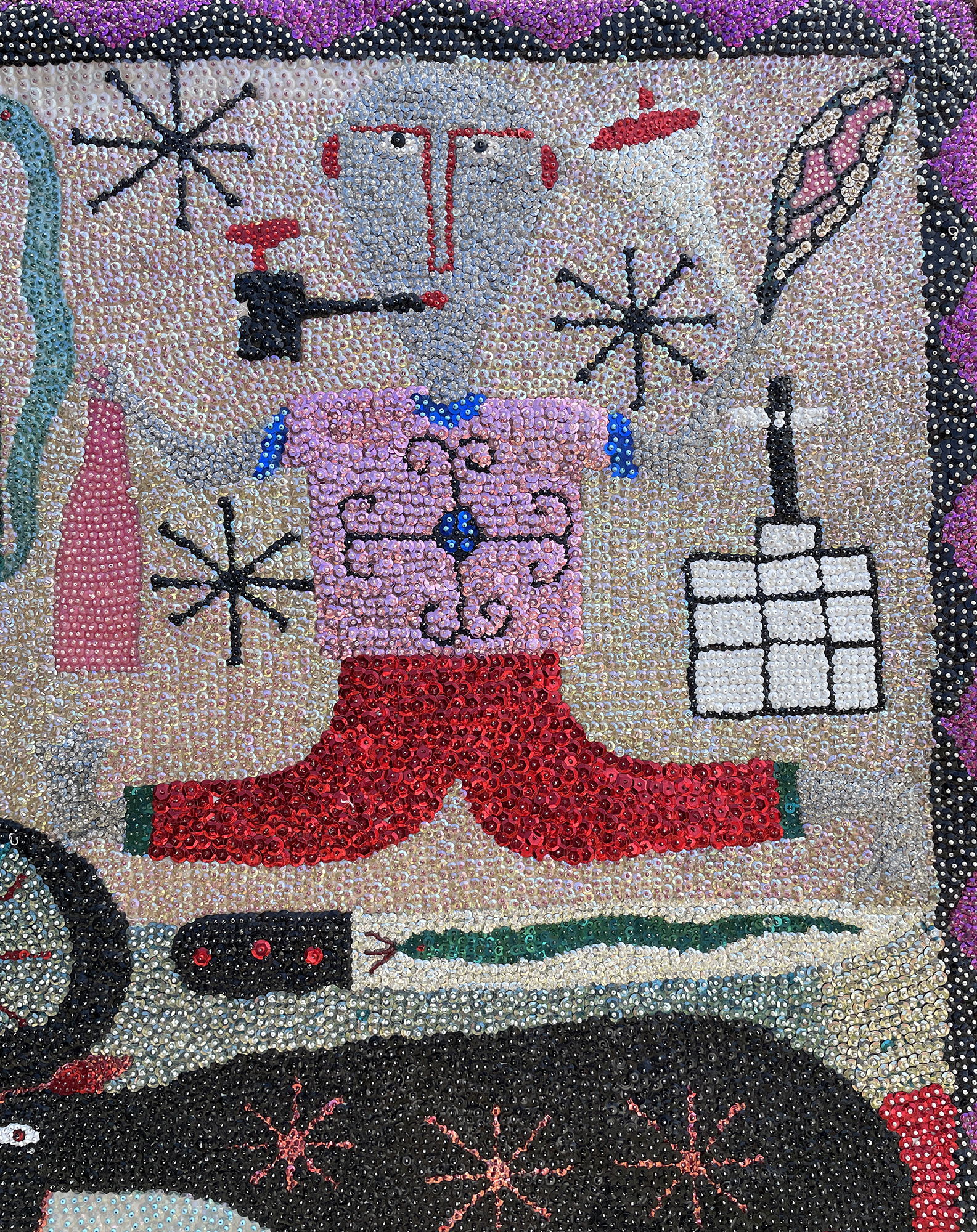Ceremonie for Bossu et Tous les Saints - Vodou Flag