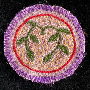Embroidered Kené Shipibo Cloth