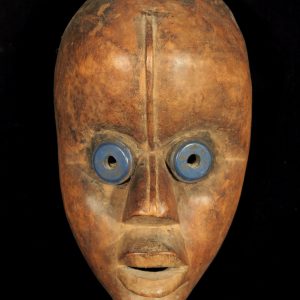 Dan Poro Mask with blue eyes