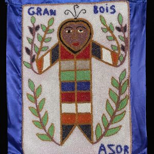 Gran Bois Beaded Vodou flag