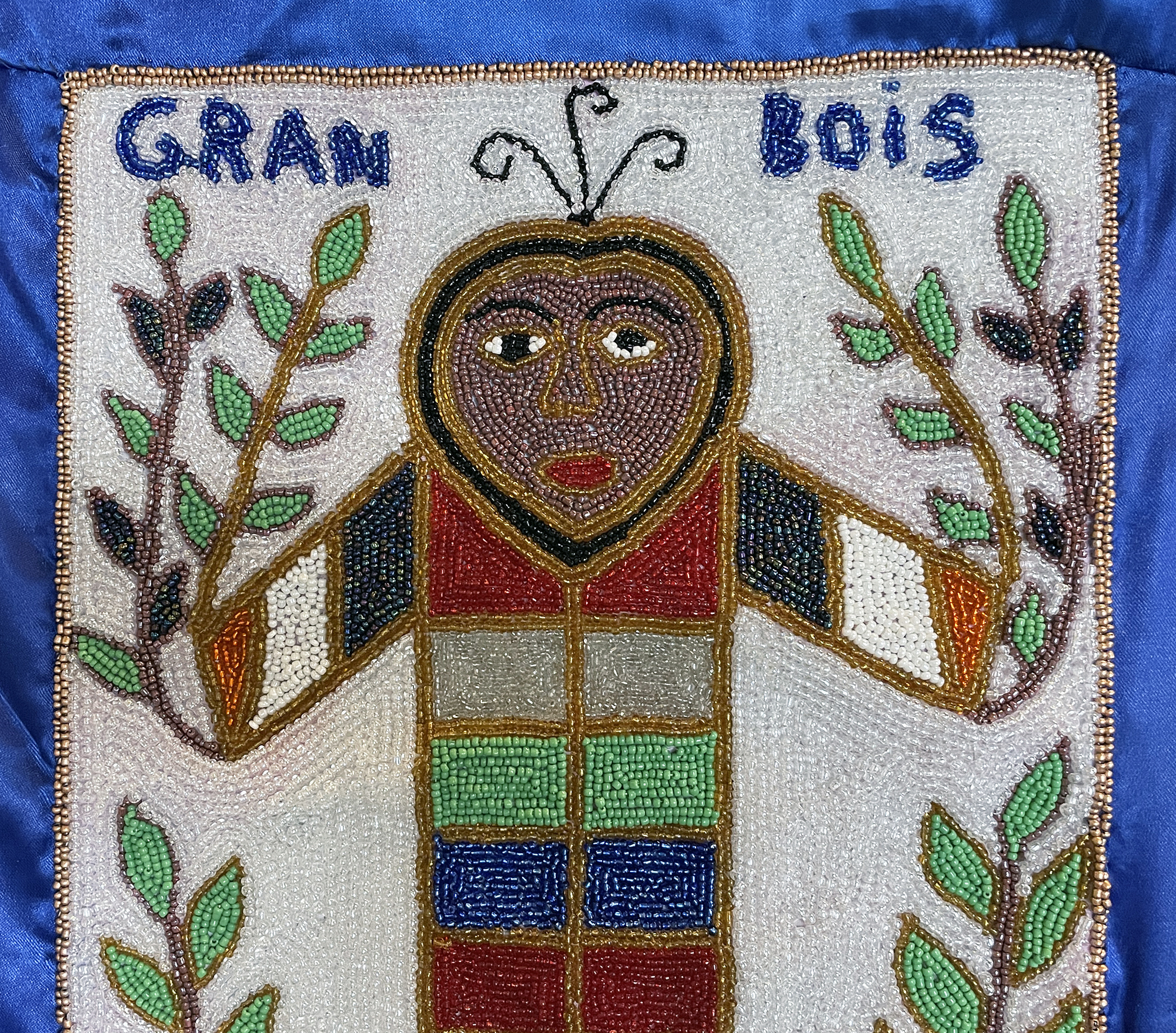 Gran Bois Beaded Vodou flag