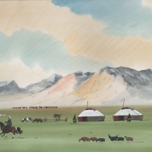 Mongolian Nomads' Camp