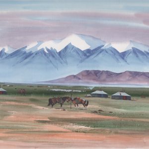 Mongolian Nomad's Camp