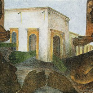 Pueblo Solitario - lithograph