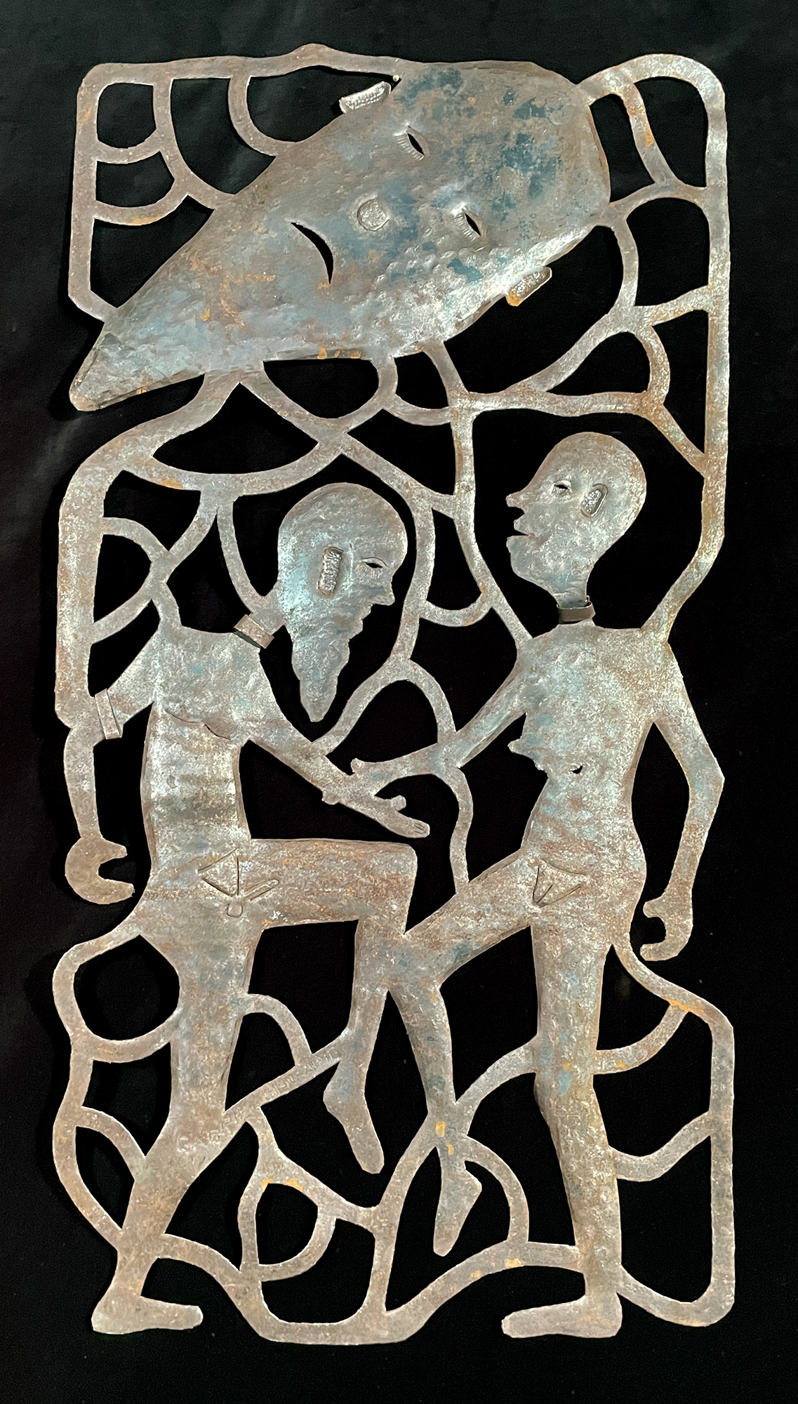 Man, Woman and the Face in the Sky