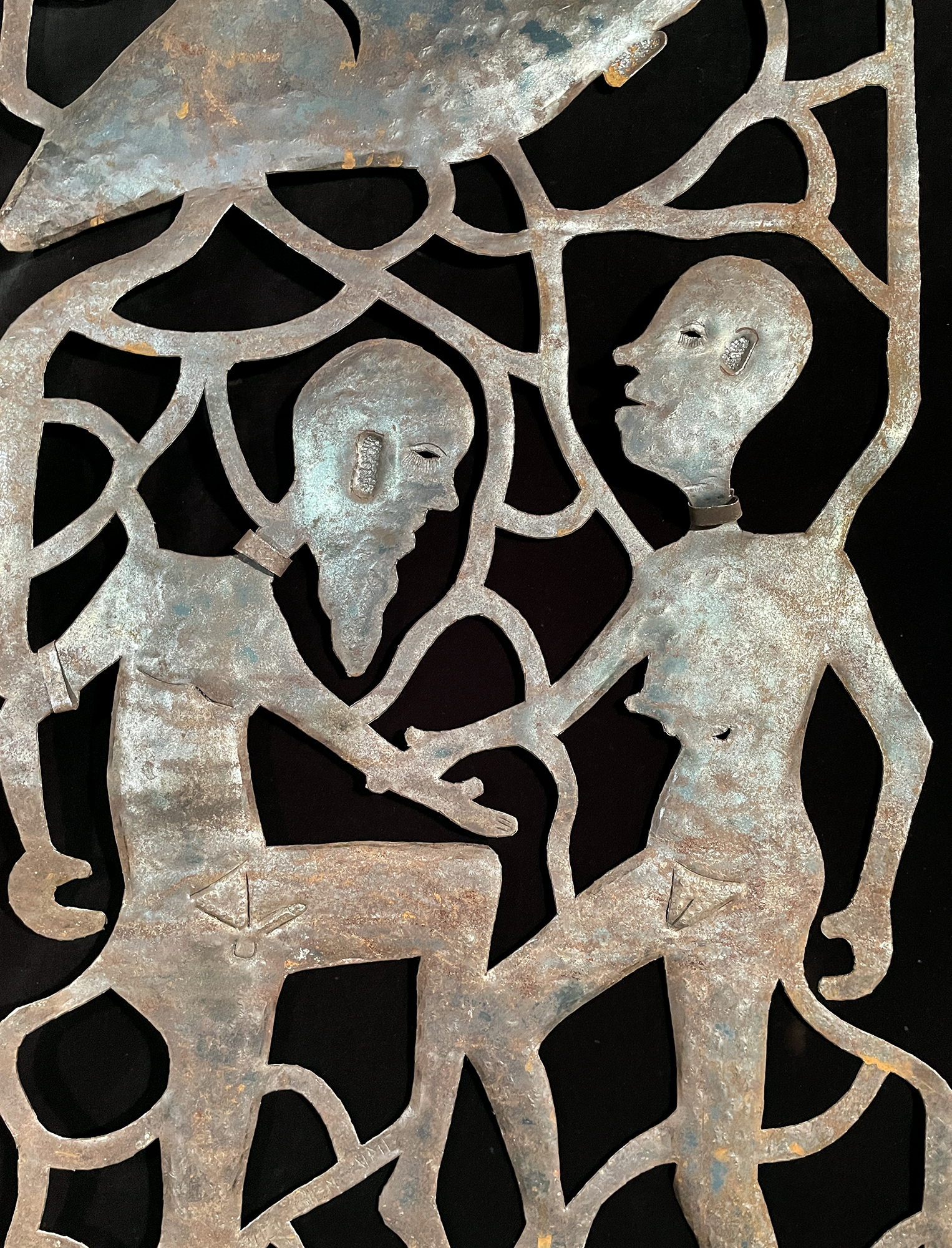 Man, Woman and the Face in the Sky