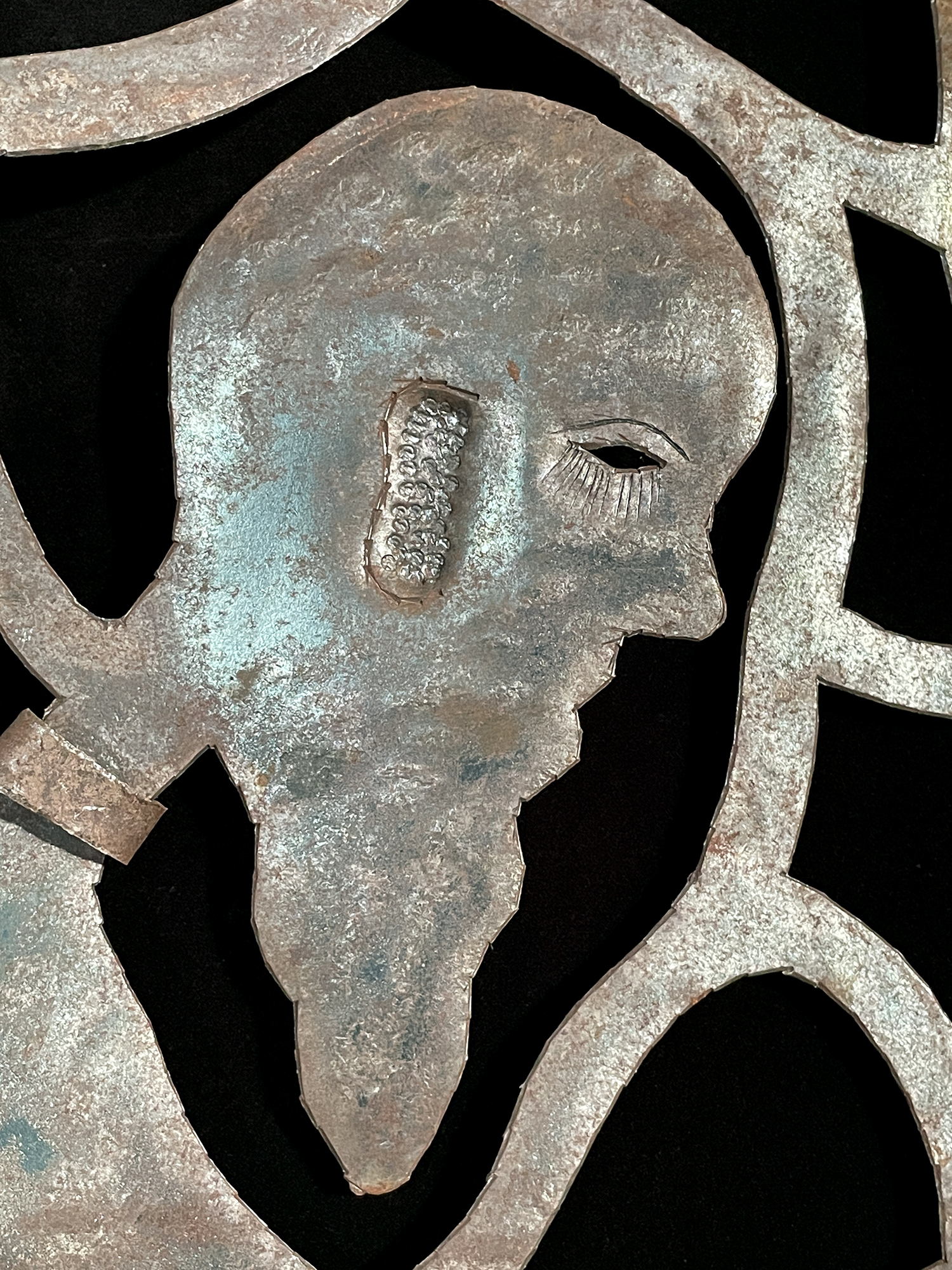 Man, Woman and the Face in the Sky