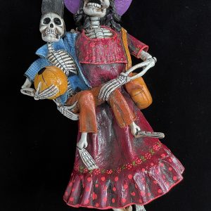 Soccer Mom of the Dead - retablo sculpture