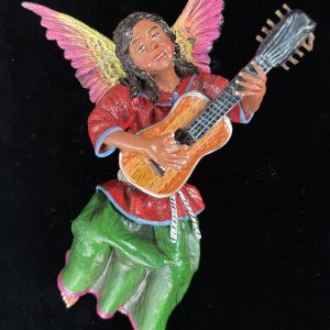 Angel with Guitar - retablo figure