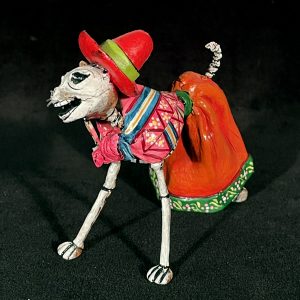 Calavera Cat - Retablo Figure