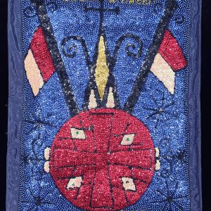 Ogou Ashadeh - Vodou flag
