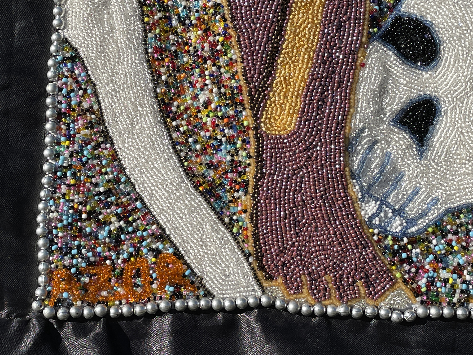 Guedeh Nibo - Beaded Vodou Flag