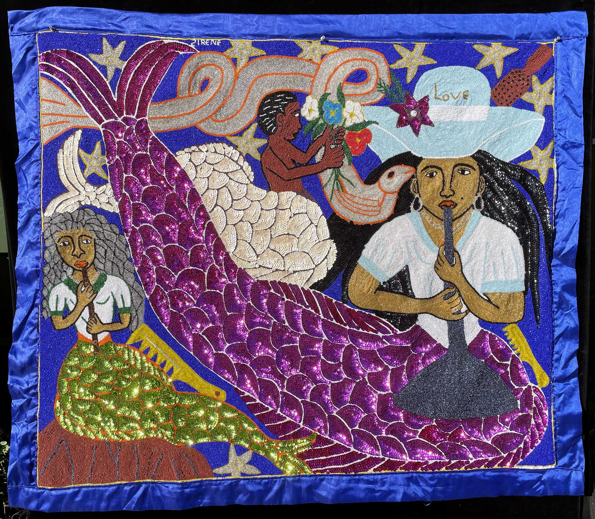 Les Sirenes - Vodou Flag