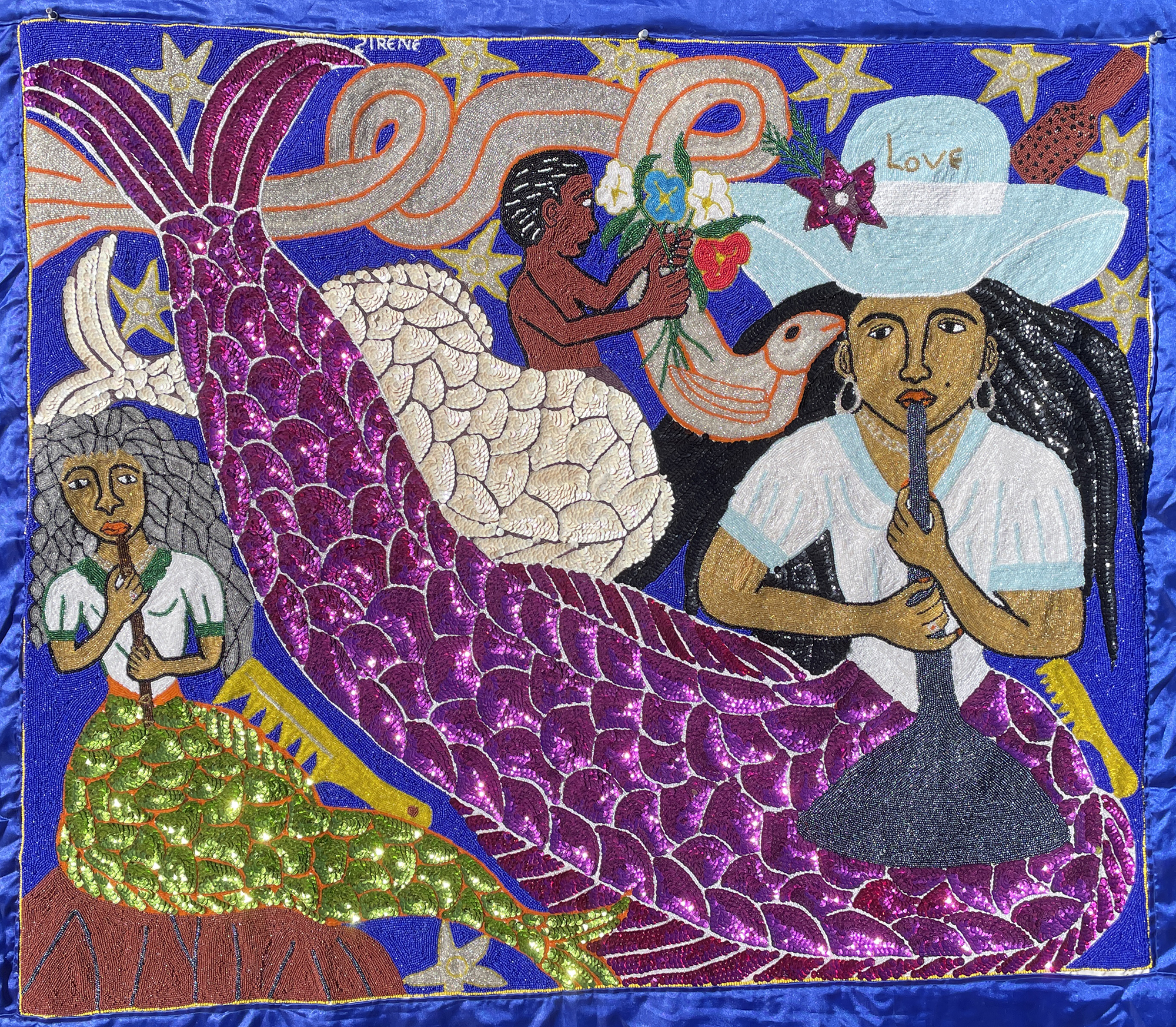 Les Sirenes - Vodou Flag