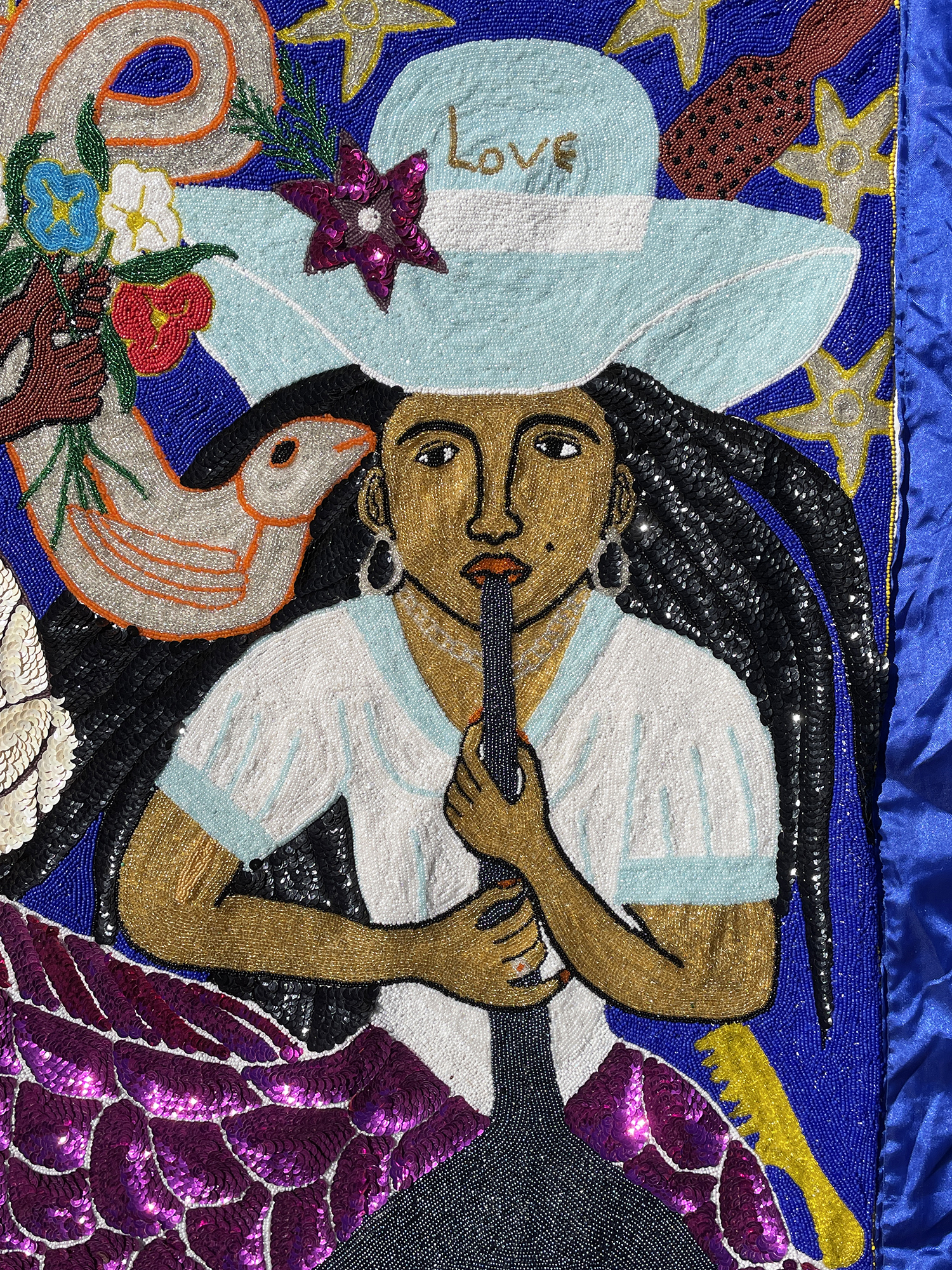 Les Sirenes - Vodou Flag