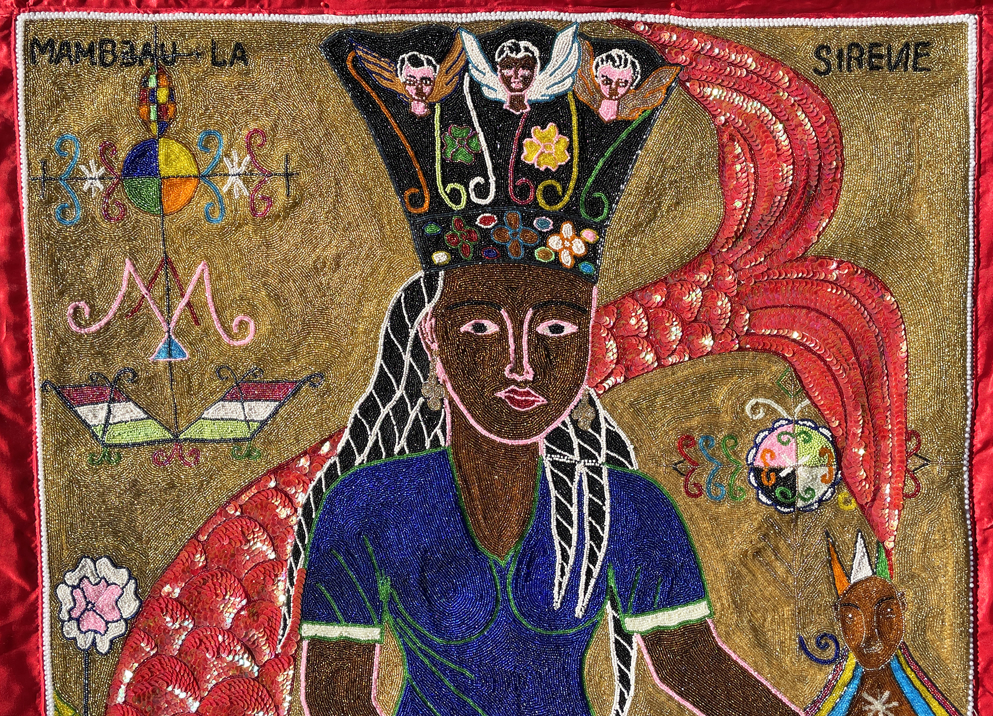 Mambeau La Sirene - Vodou Flag (Drapo Vodou)