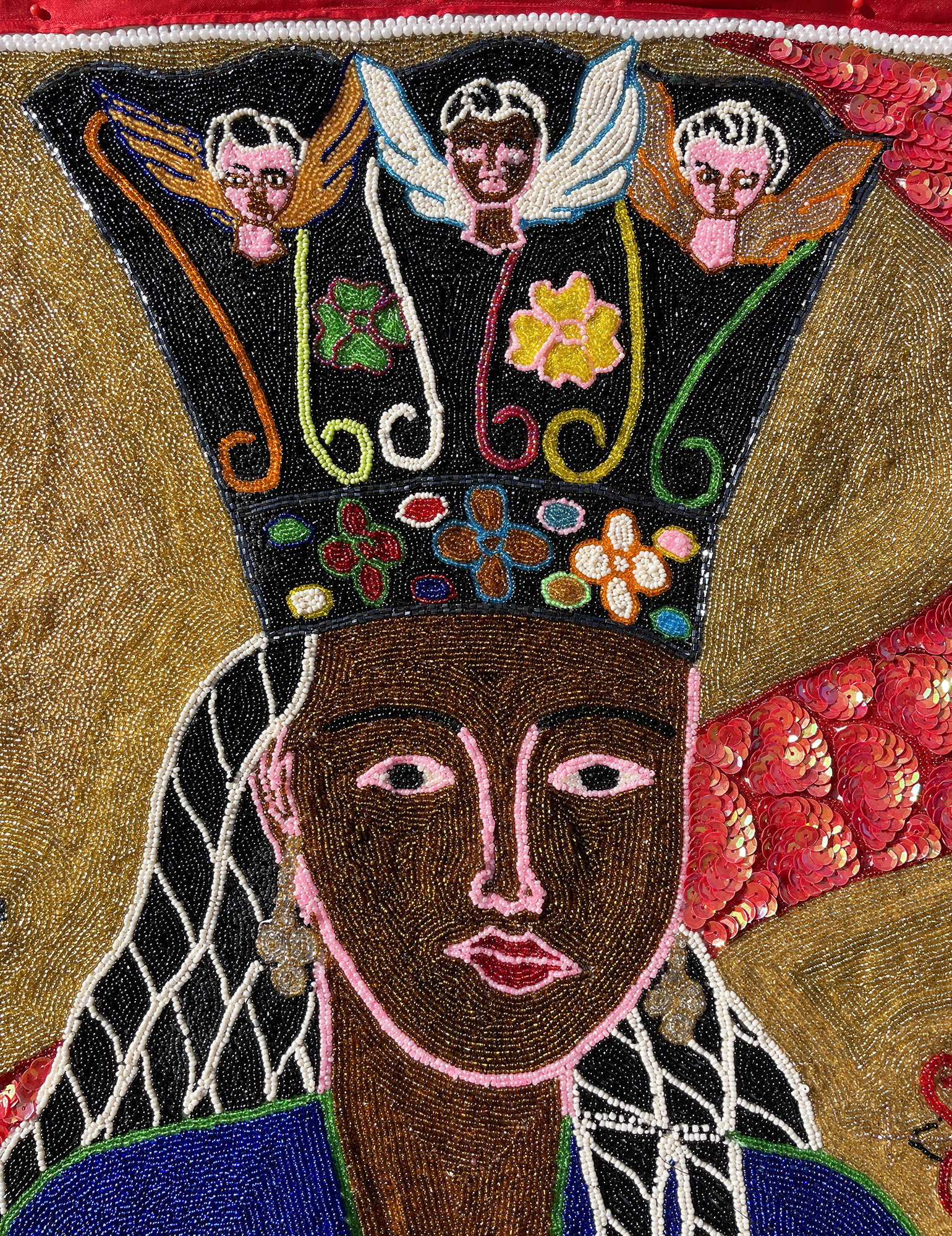 Mambeau La Sirene - Vodou Flag (Drapo Vodou)
