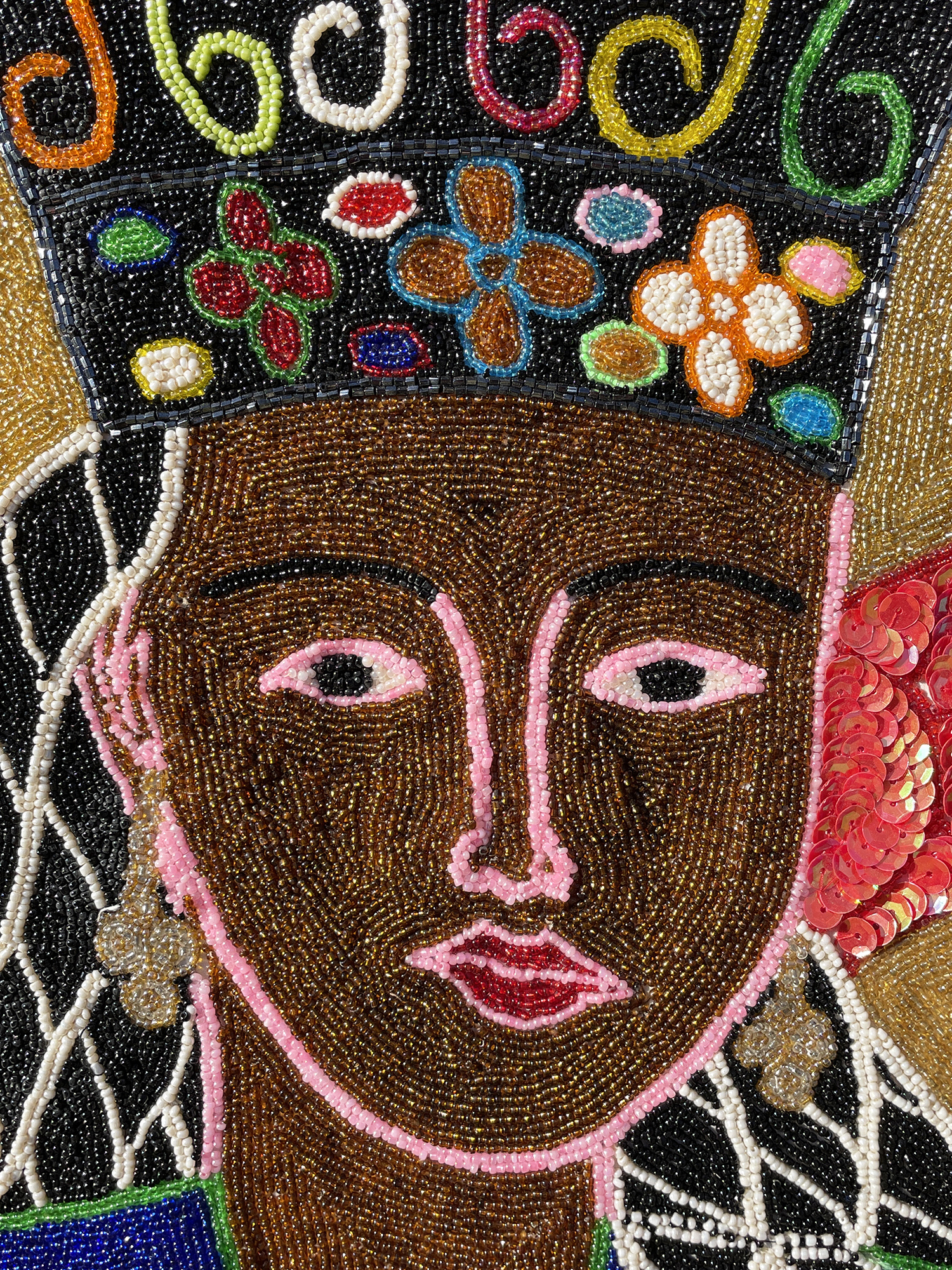 Mambeau La Sirene - Vodou Flag (Drapo Vodou)