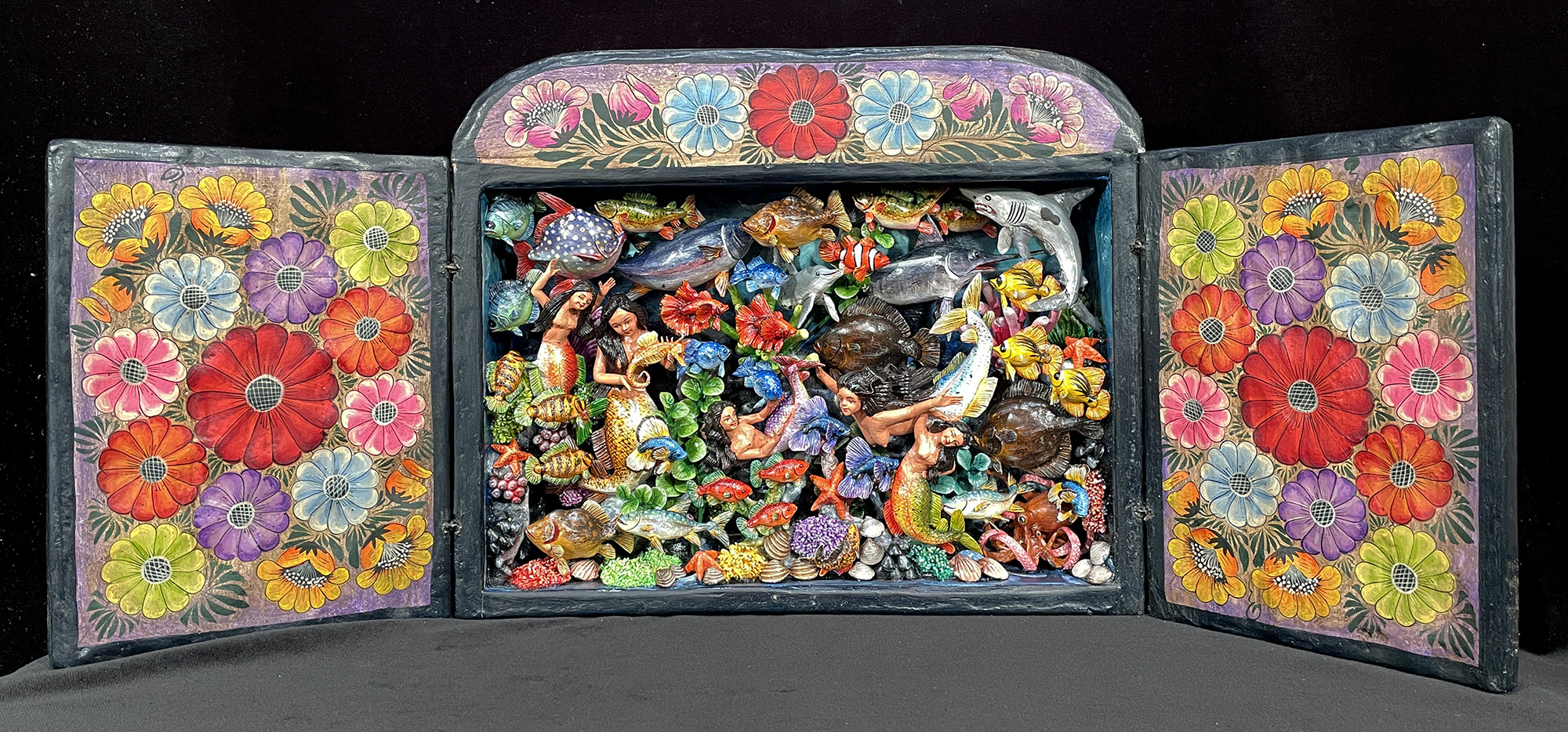 Bajo el Mar III (Under the Sea) Retablo