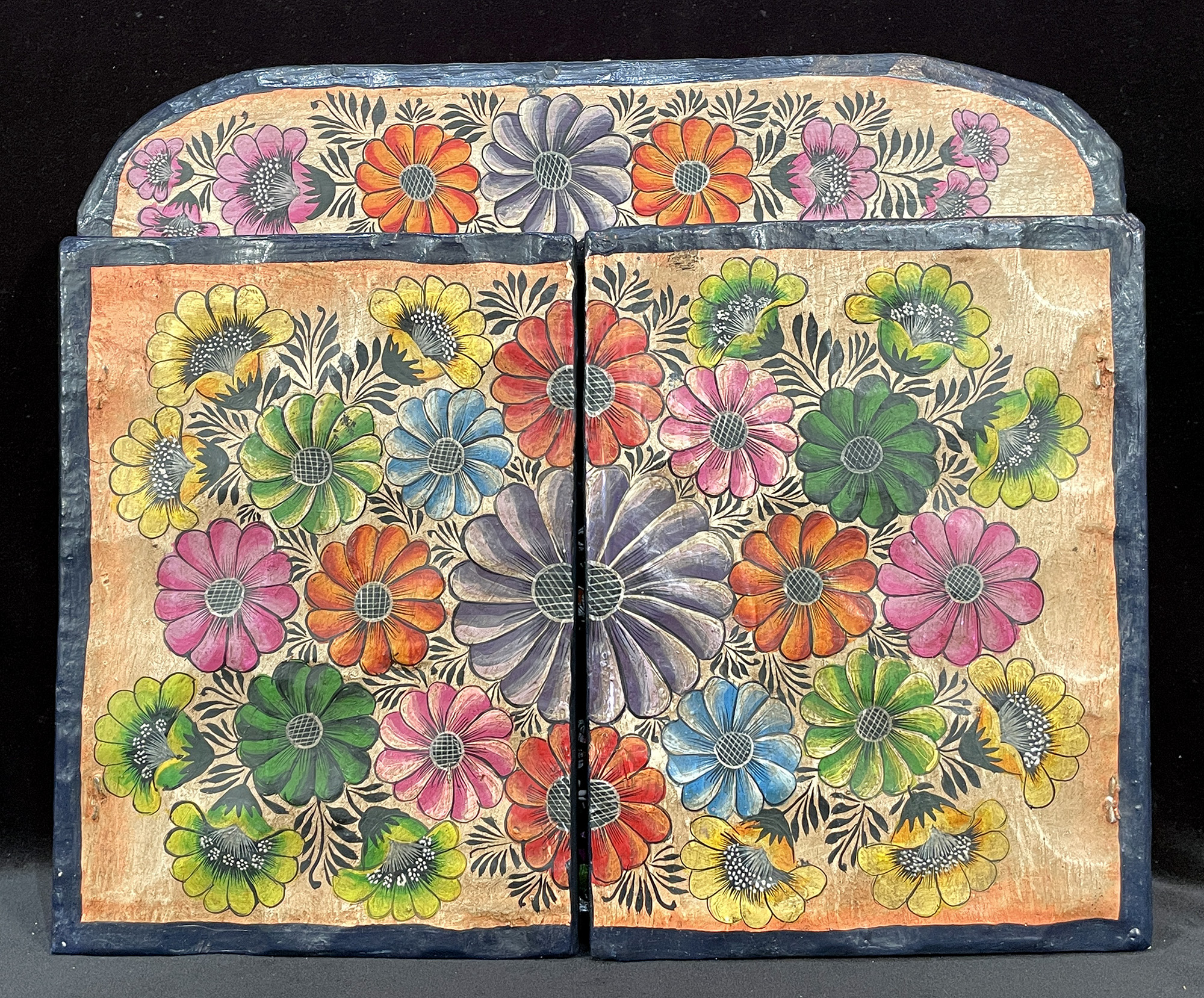 Party in the Cemetery - Day of the Dead Retablo (Version 24)