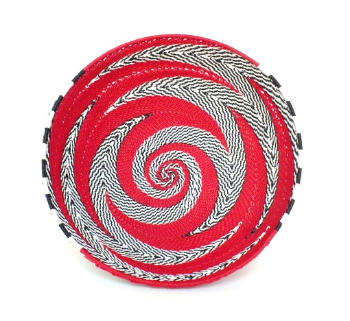 Imbenge Zulu Telephone Wire Basket (bowl shape) - large
