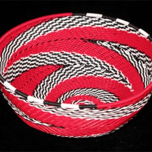 Imbenge Zulu Telephone Wire Basket (bowl shape) - medium