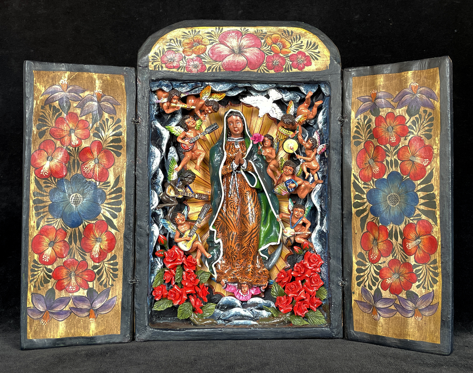 La Virgen de Guadalupe - Retablo