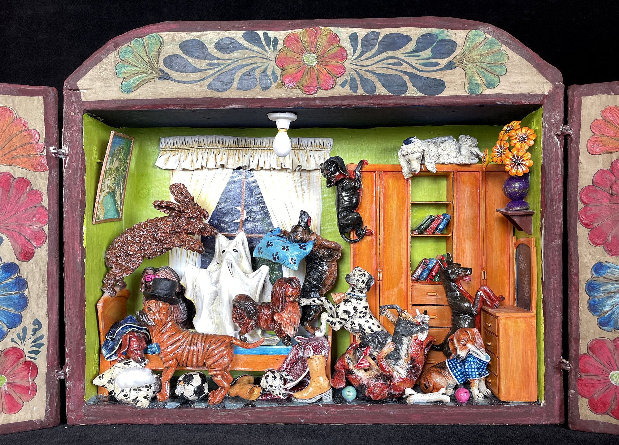 La Casa de los Perros (House of Dogs) Retablo