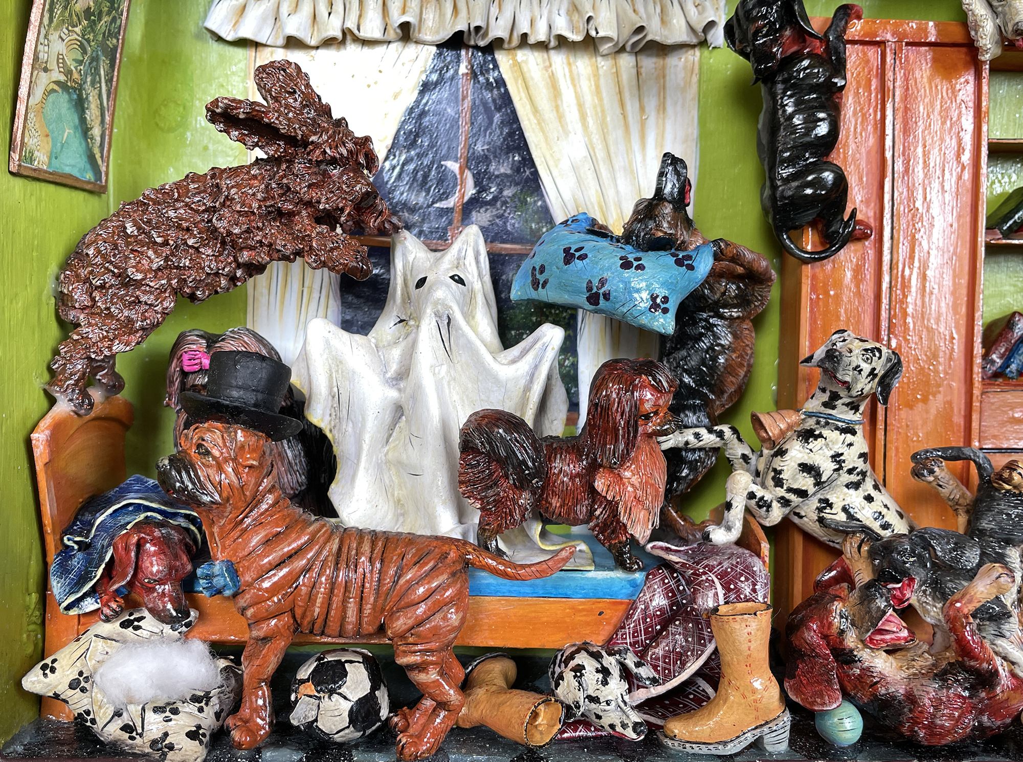 La Casa de los Perros (House of Dogs) Retablo